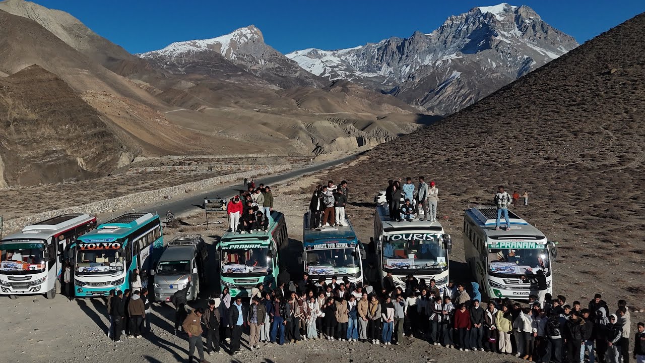 College tour to Mustang with Students Day 2 (Beni-Muktinath-Marfa)