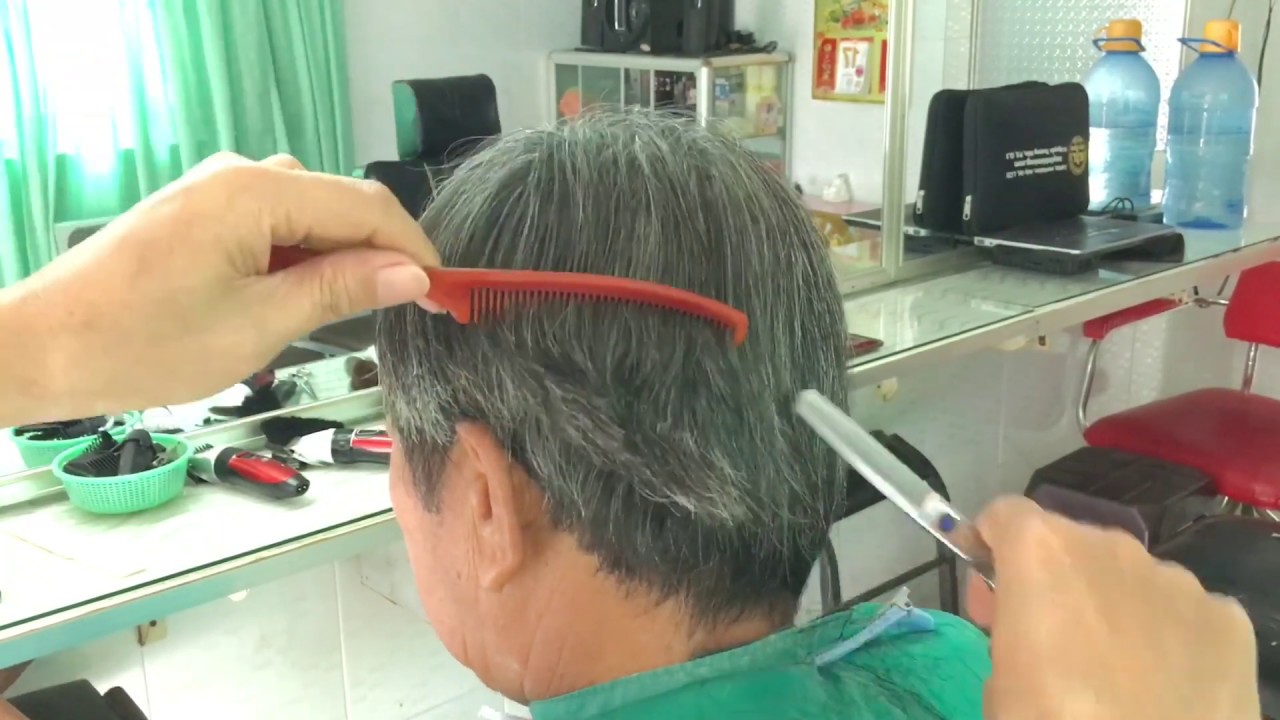 KÊ LƯỢC, TÓC CHẢI  CỔ ĐIỂN,, Đơn Giản Bình Dân, Cho Người Lớn Tuổi | Classic Simple, Men’s hairStyle