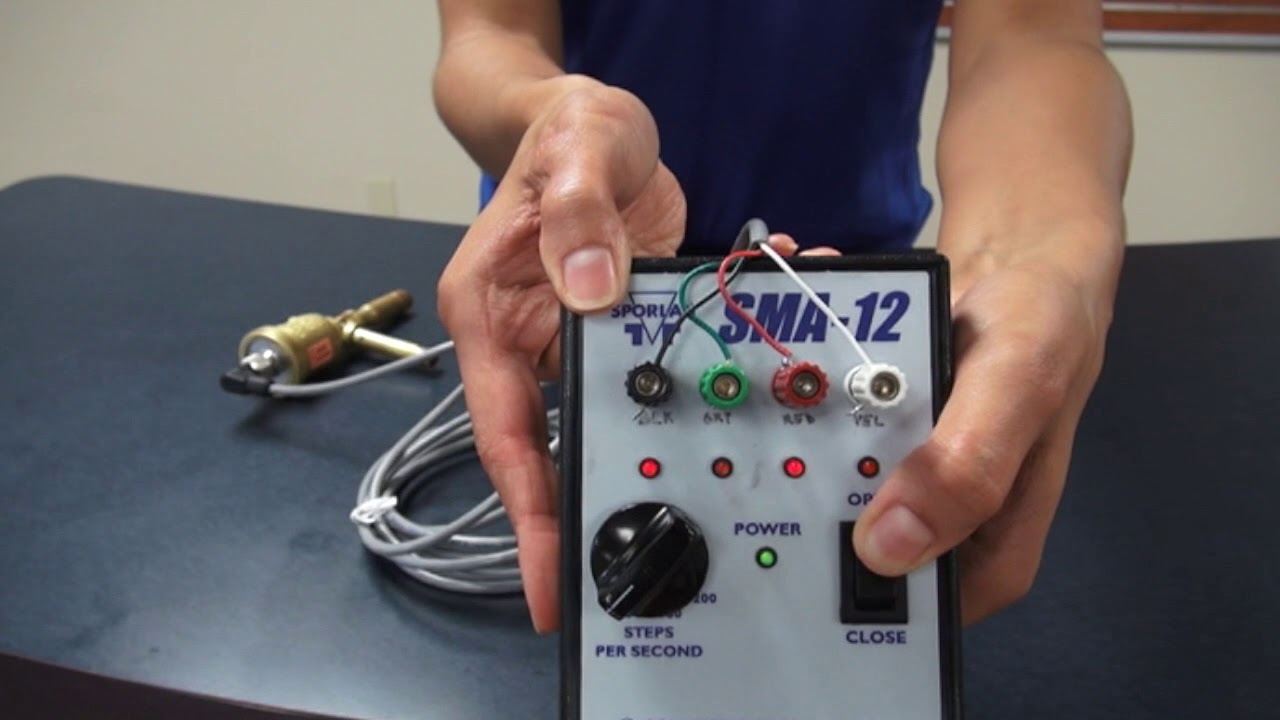 How to troubleshoot an Electric Expansion Valve (EEV/EXV) Using a Parker Sporlan SMA-12