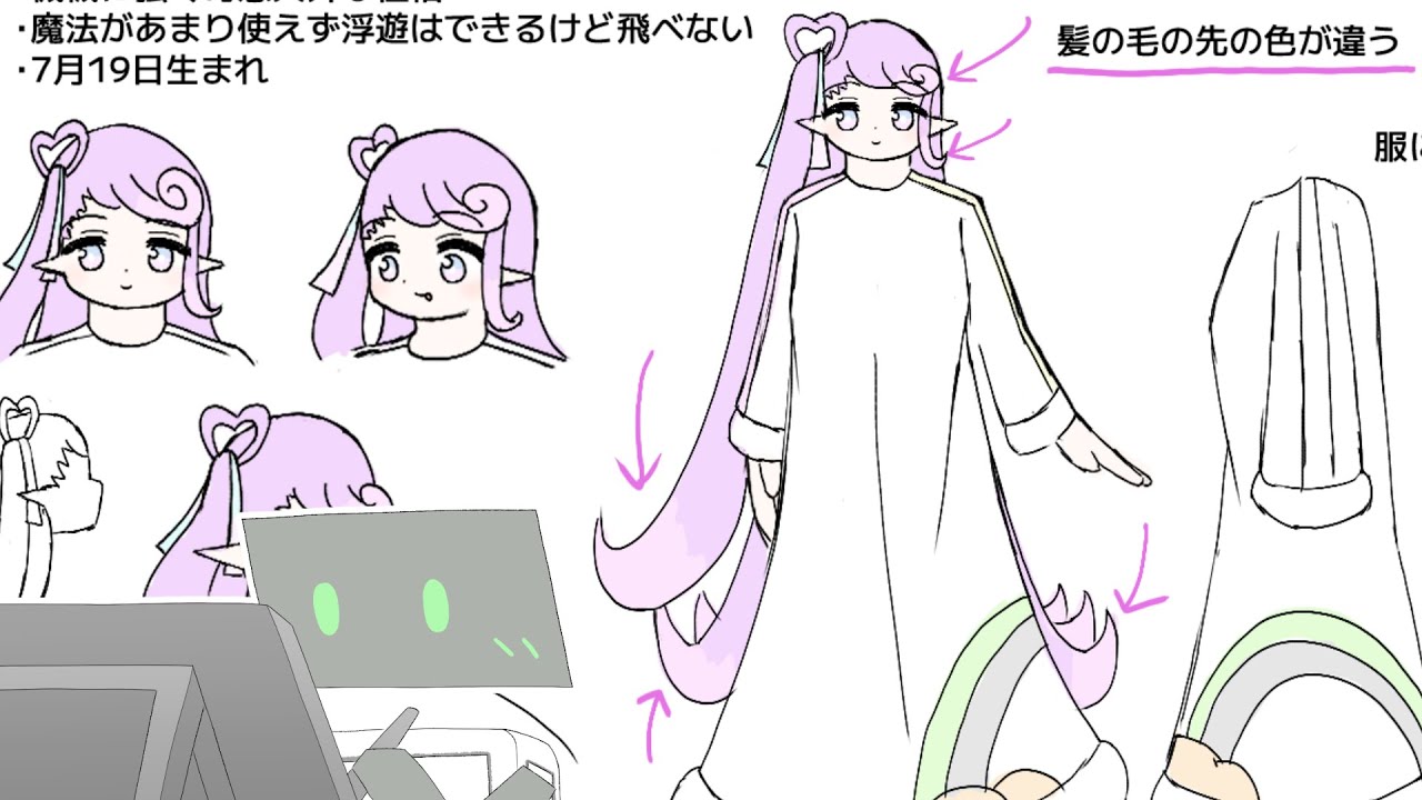 イラスト系作業配信2026/01/30【オリキャラ】