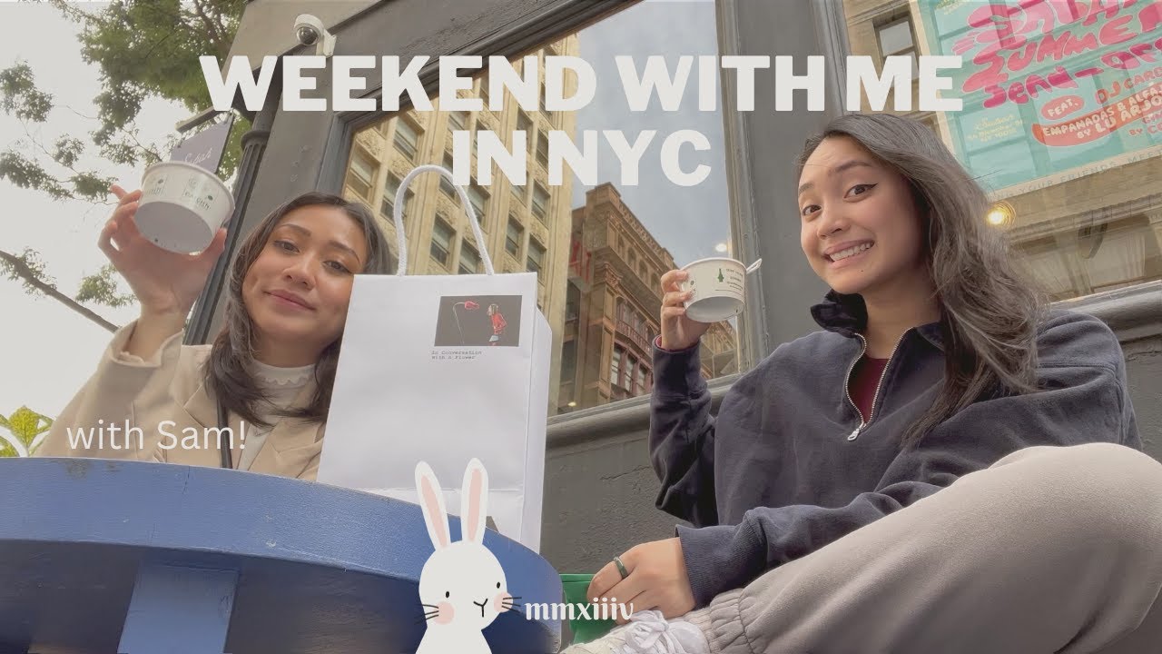 weekends with me in nyc | 5 to 9 morning routine, free popup shops in SoHo, meeting Dudley