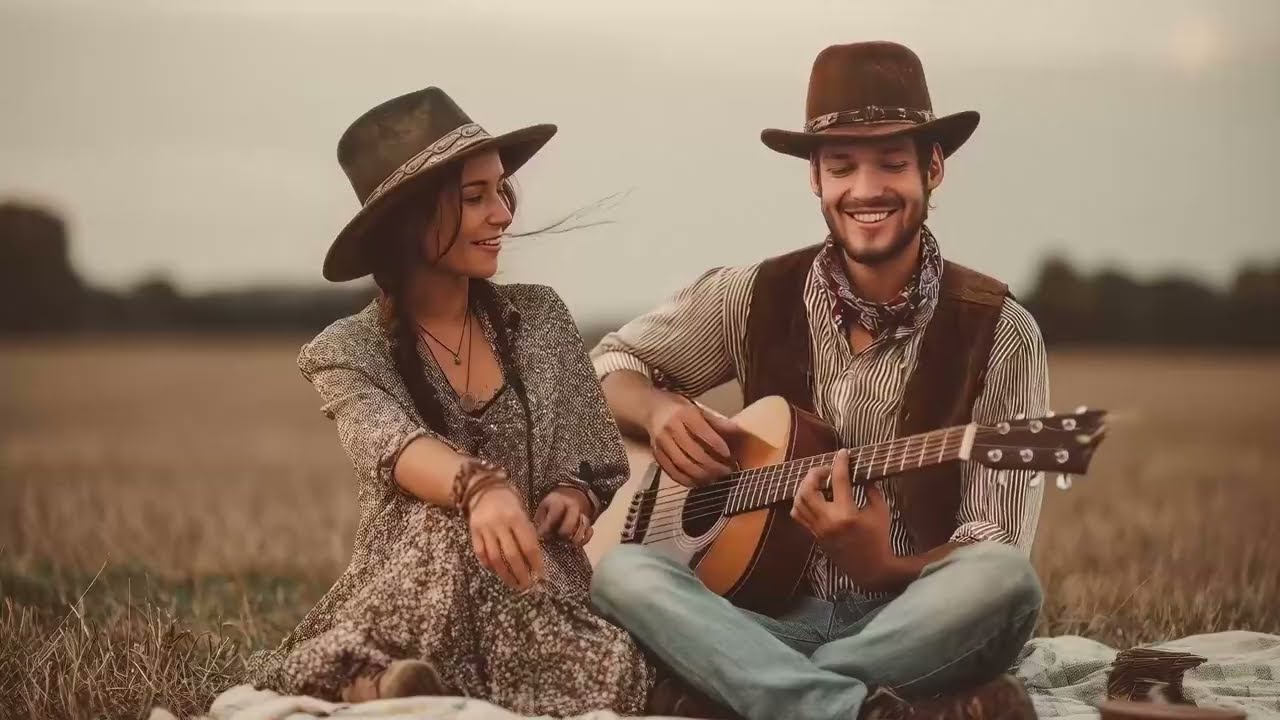 Romantic Country Pop Ballad ❤️ Guitar Vibes in Golden Fields