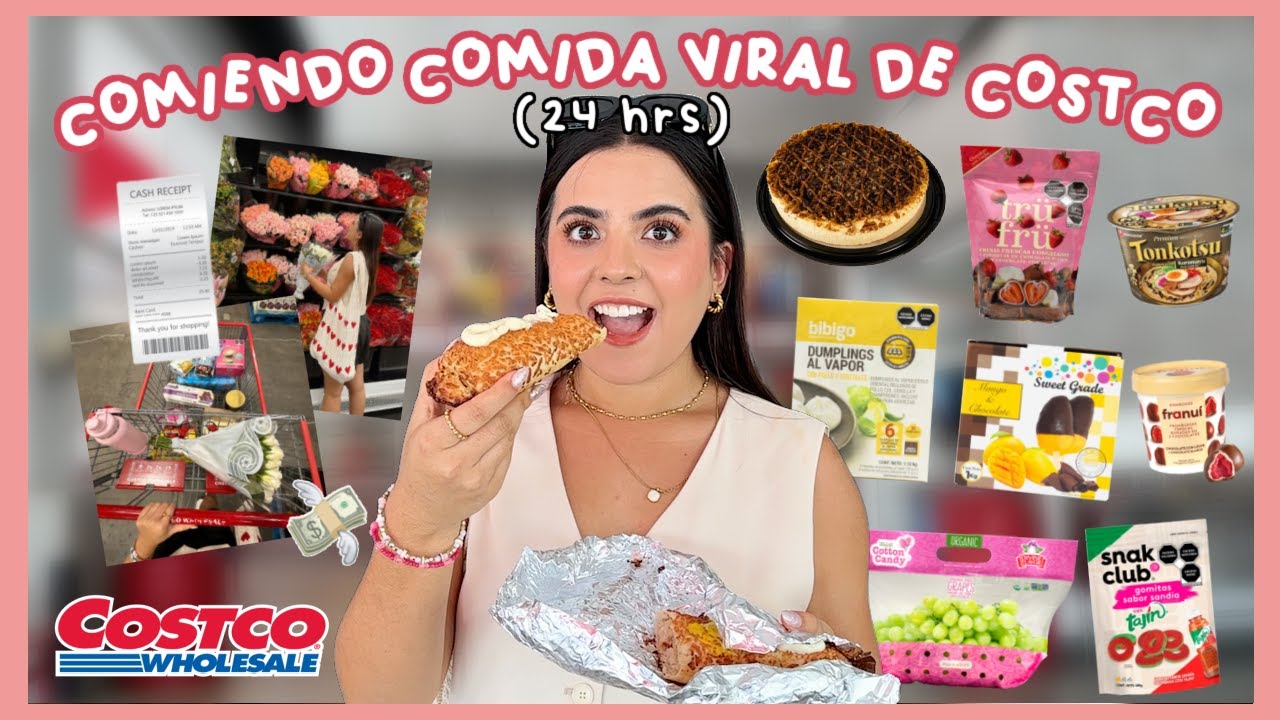 24 hrs comiendo comida *viral* de COSTCO