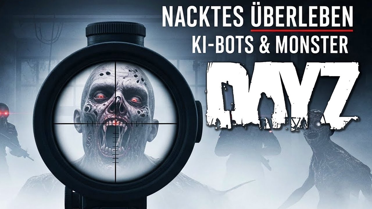 NACKTES ÜBERLEBEN in DayZ – KI-BOTS, Monster & Zombies machen Chernarus zur Hölle – DAYZ