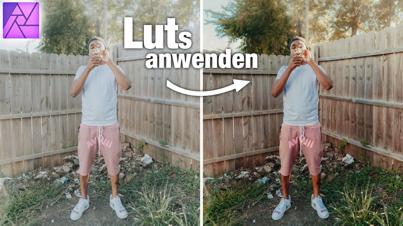 Mit LUTs Bilder aufbessern | Affinity Photo Tutorial Deutsch