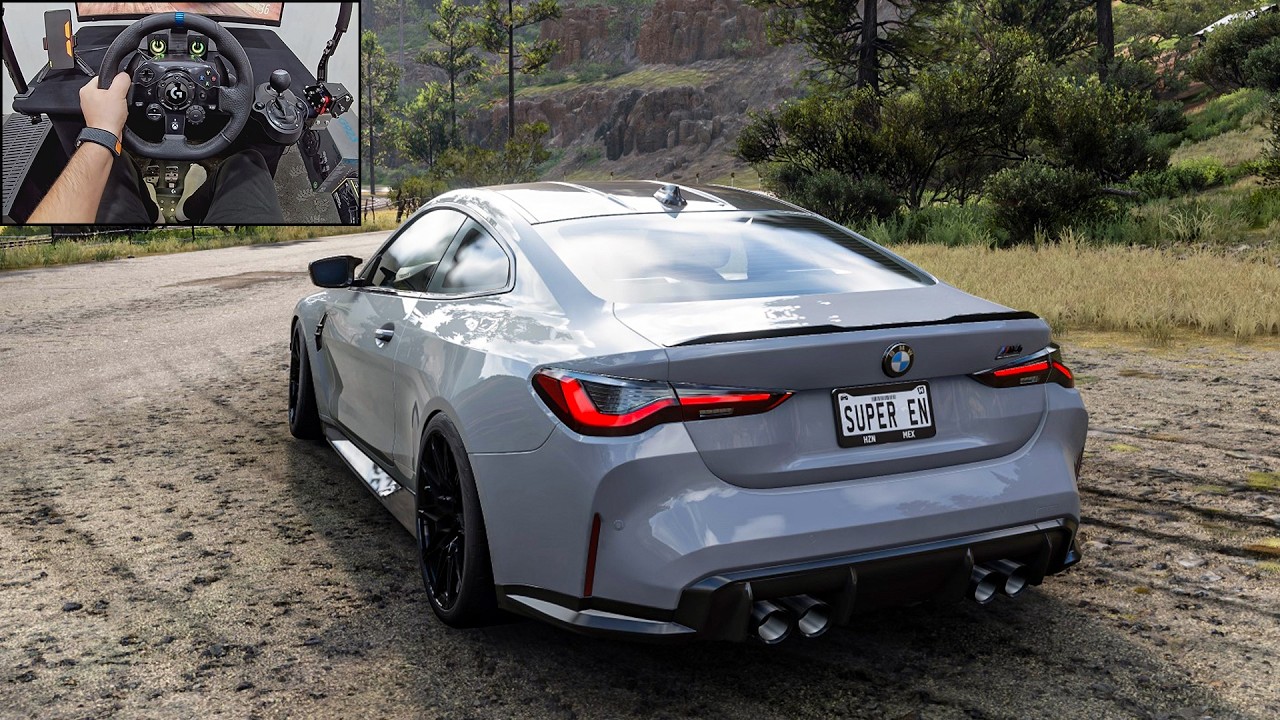 BMW M4 G82 Competition - Forza Horizon 5 | Logitech G923 Steering Wheel