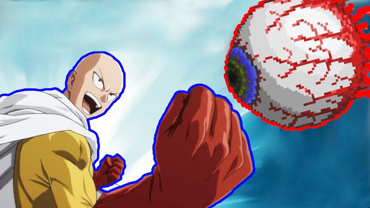 One Punch Man vs Terraria Bosses