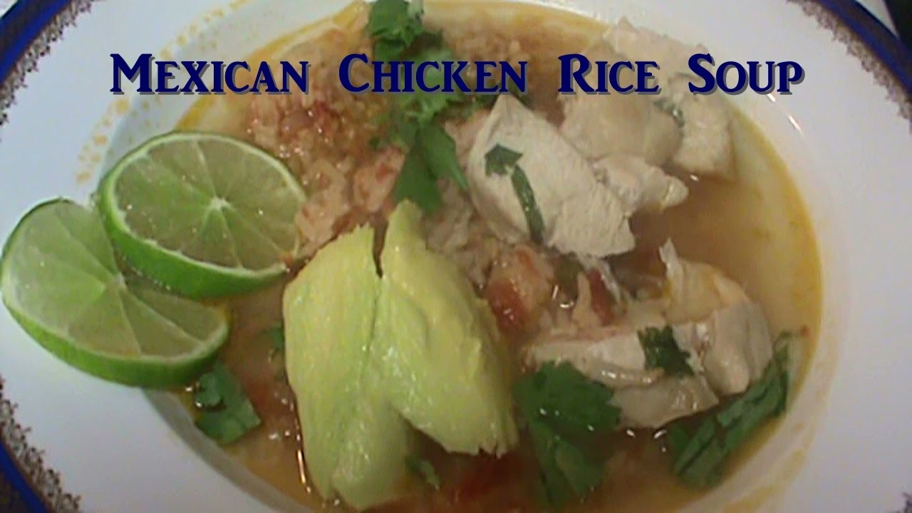 Cooking From Scratch:  Mexican Chicken Rice Soup (With Bonus Mexican Rice Recipe)