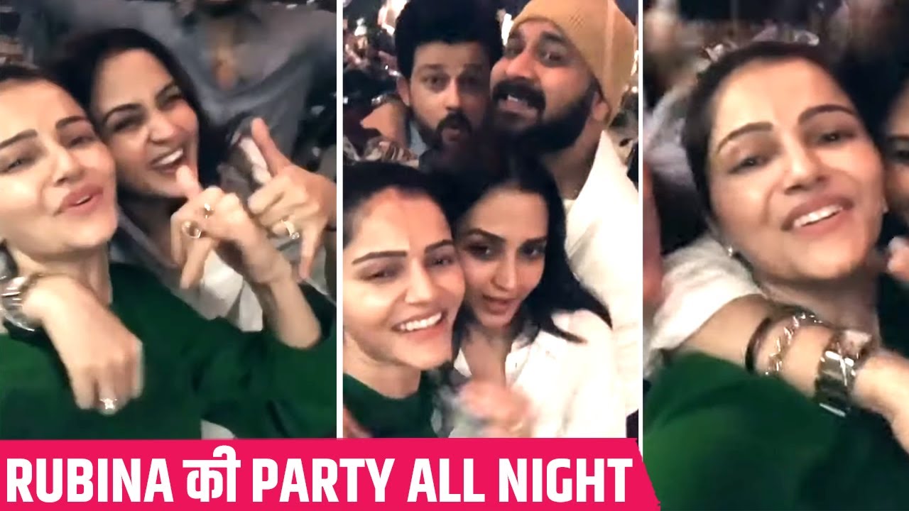 Rubina Dilaik Ki Party All Night, Sharad Kelkar Aur Keerti Kelkar Ke Saath Party Karti Aayi Nazar