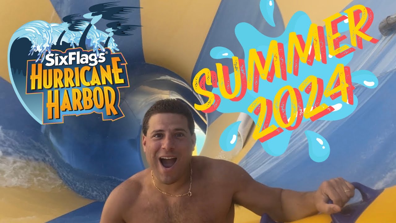 FULL REVIEW of Hurricane Harbor LA Six Flags Magic Mountain / POV and Tips