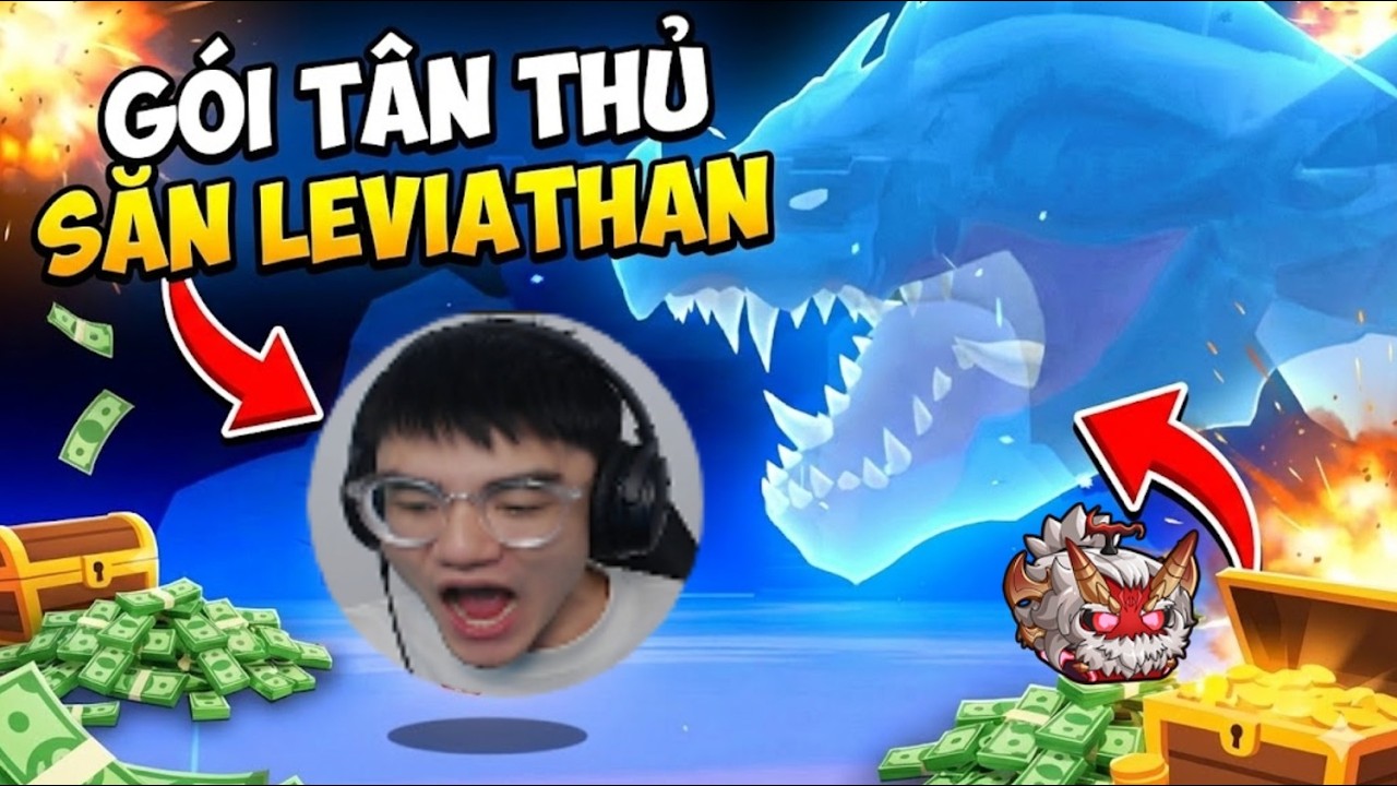 Tôi dùng GÓI HỖ TRỢ TÂN THỦ đi săn Leviathan vì SERVER quá LAG | BLOX FRUITS