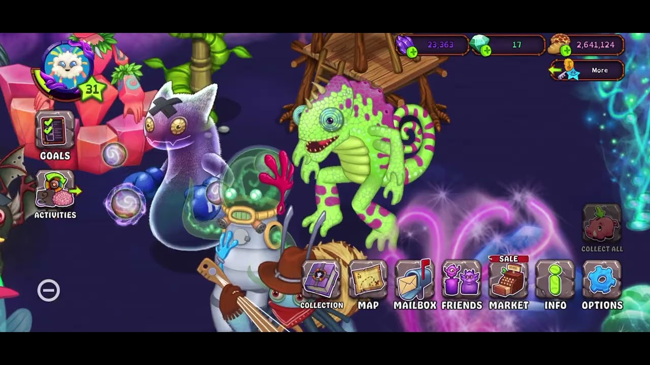 Getting kazillieon on ethereal island