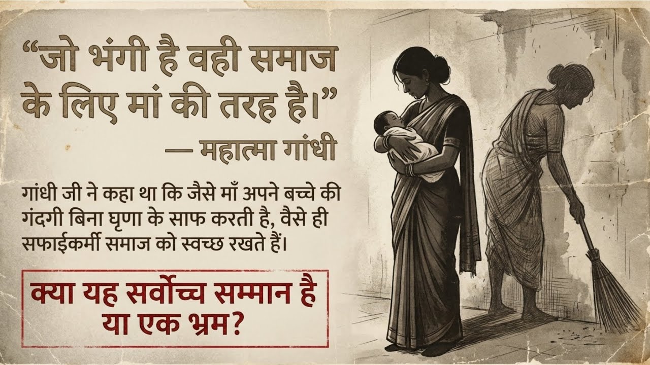 गांधी जी का भंगी पर बयान और डॉ. बाबासाहेब अंबेडकर की तीखी प्रतिक्रिया | सच क्या है?