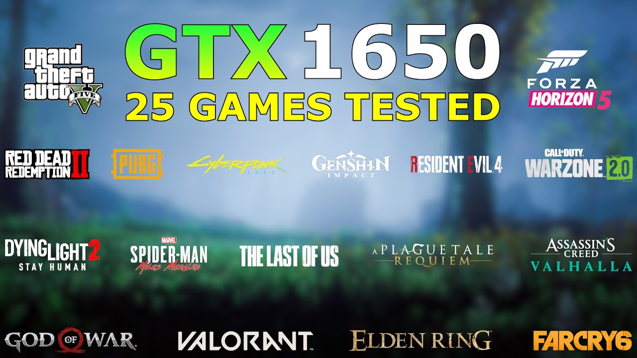 GTX 1650 Laptop in 2023 - 25 Games Tested - still Enough for 1080P?