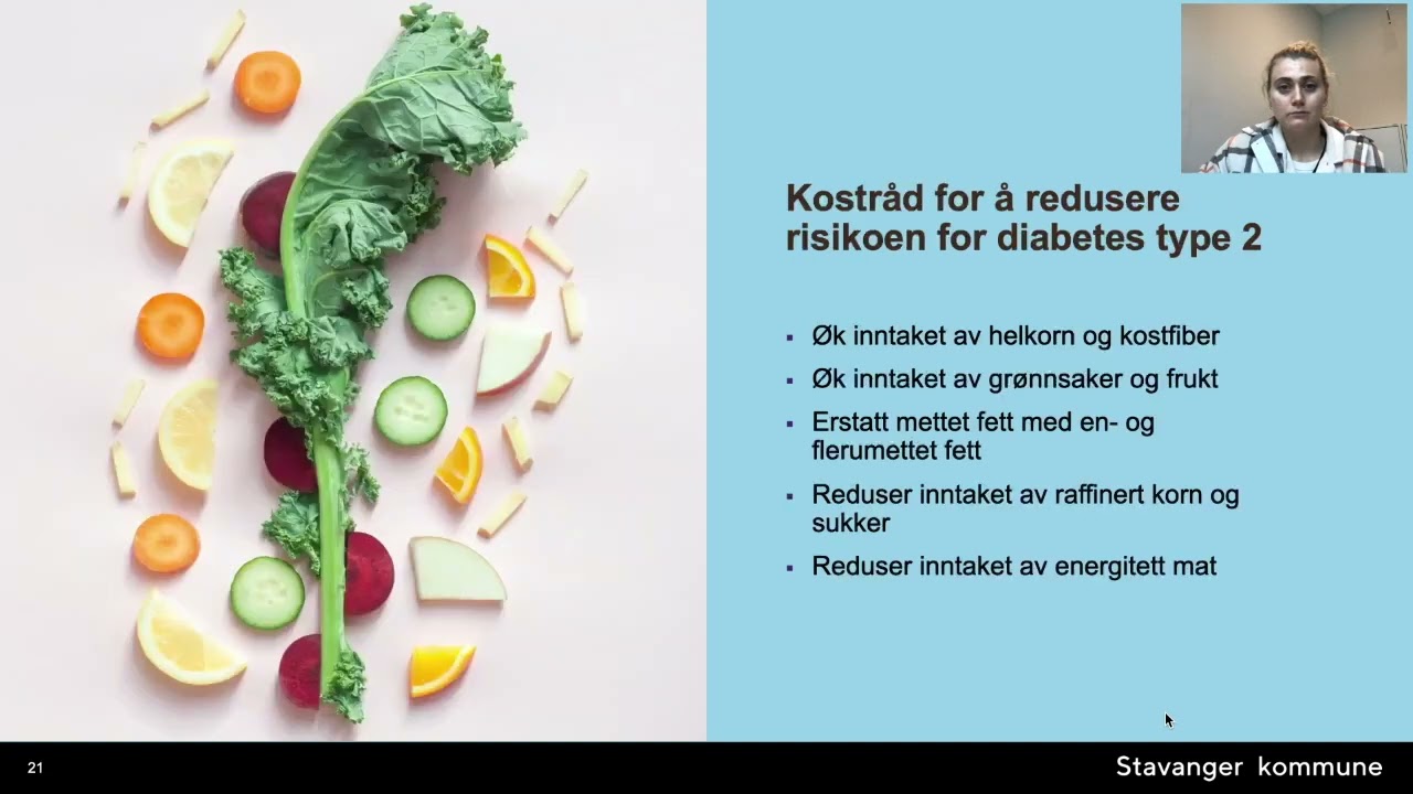 Digitalt foredrag om hvordan du reduserer risikoen for diabetes type 2