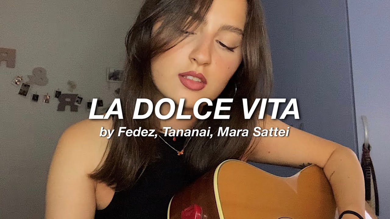 La Dolce Vita - FEDEZ, Tananai, Mara Sattei ( Acoustic Cover ) | Rebecca Di Gioia
