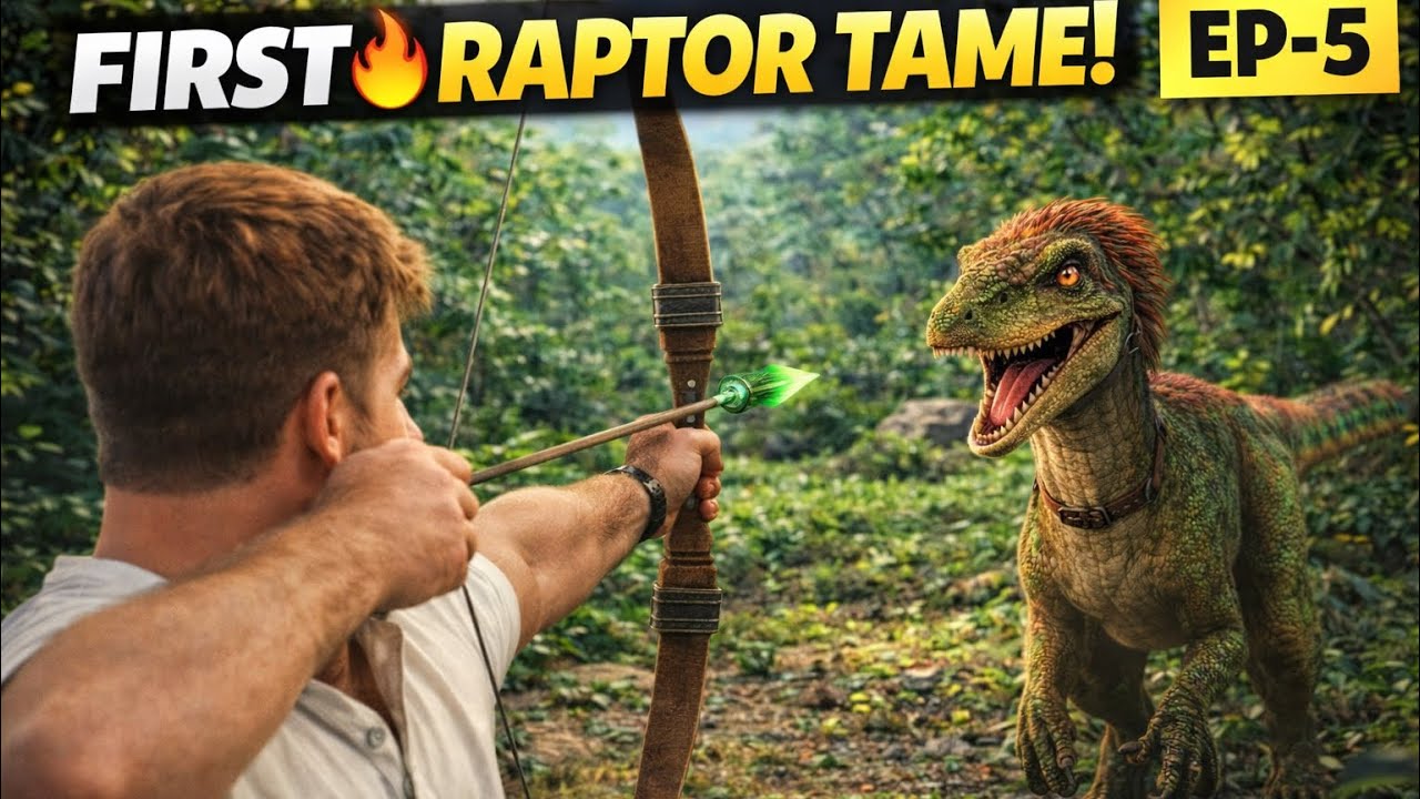 🔥 First Raptor Tame! | ARK Survival Ascended EP-5