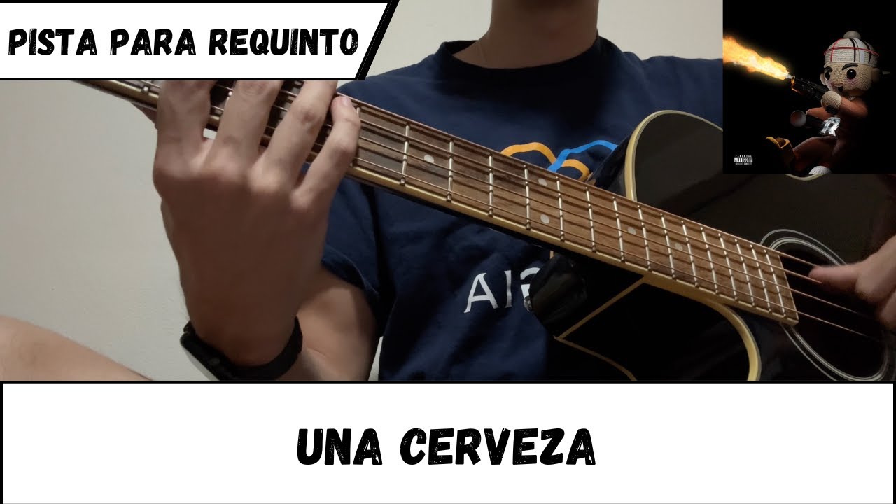 Pista para requinto | UNA CERVEZA | Fuerza Regida x Manuel Turizo