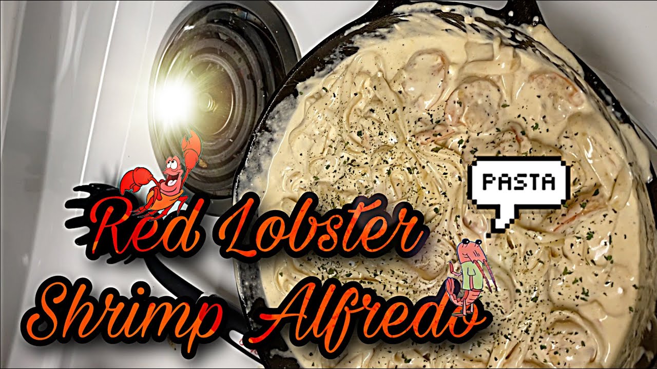 Red Lobster Shrimp Alfredo ! Quick and EASY Recipe