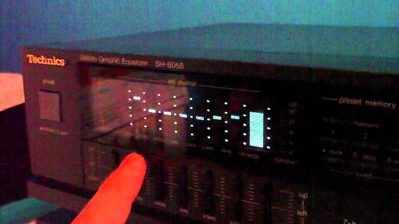 Technics SH-8058 Stereo Graphic Equalizer HD