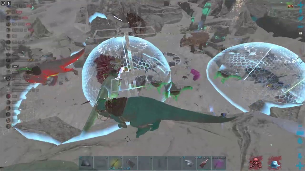 Ark Official PvP | Small Tribes | Wiping 95 Lunar Cave