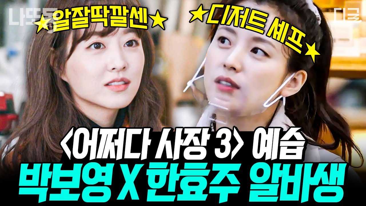 (80분) 어쩌다사장을 찾아 온 깜짝 알바생 박보영X한효주! 본업만큼 알바도 잘하는 프로 일잘러 모습 잔뜩 보여주고 간 똑순이 배우님들 😍