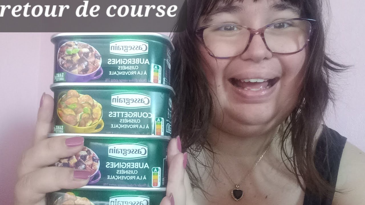 #asmr retour de course n°15 🛒