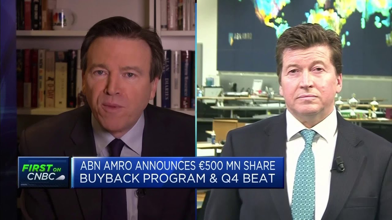 'There is definitely some life,' says ABN Amro CFO as firm releases full-year earnings