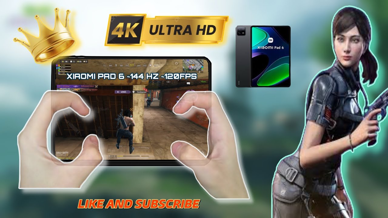 XIAOMI PAD 6~144HZ + 120FPS🤯/ 37 KILLS ALCATRAZ GAMEPLAY😍 /CODM🥹🤯 /5 FINGERS CLAW💕❤️/ULTRA (120FPS)🥹