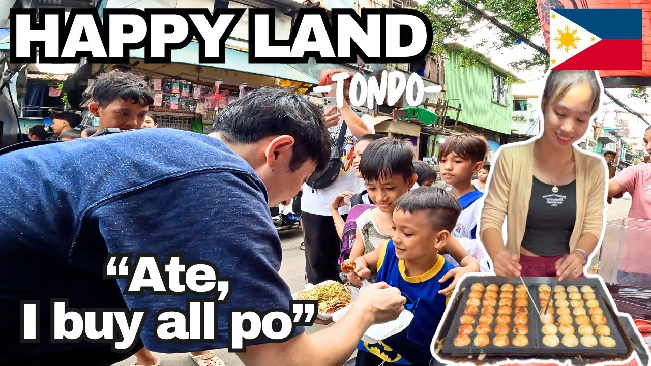BUYING All the Food in the Store and Giving to People  | HAPPY LAND Tondo Manila Philippines 🇵🇭