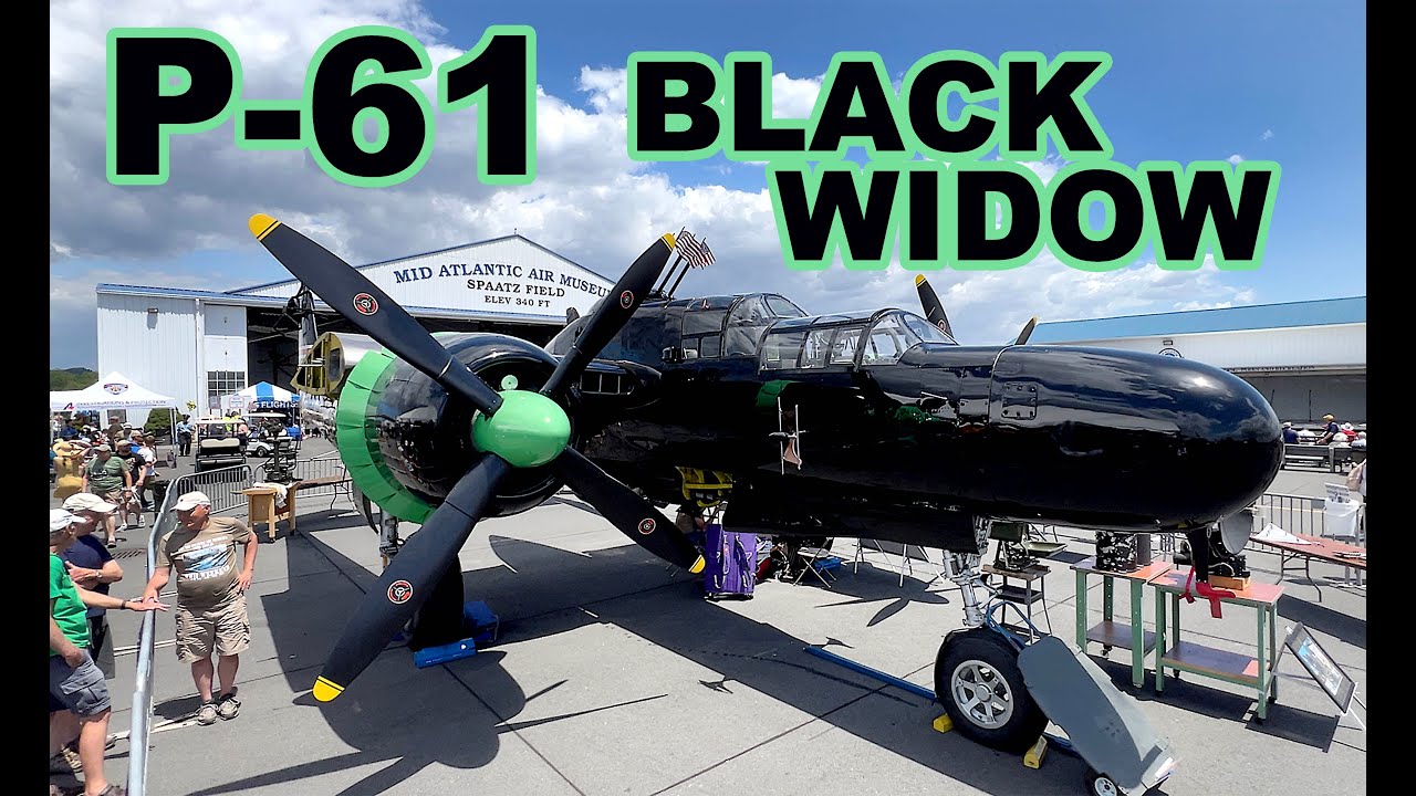Update: Extremely Rare! Northrop P-61 Black Widow, Mid-Atlantic Air Museum, Reading, Pa.