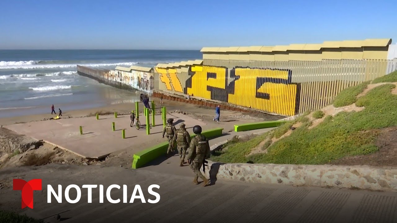 Migrante se ahoga al intentar cruzar el muro fronterizo en playas de Tijuana | Noticias Telemundo