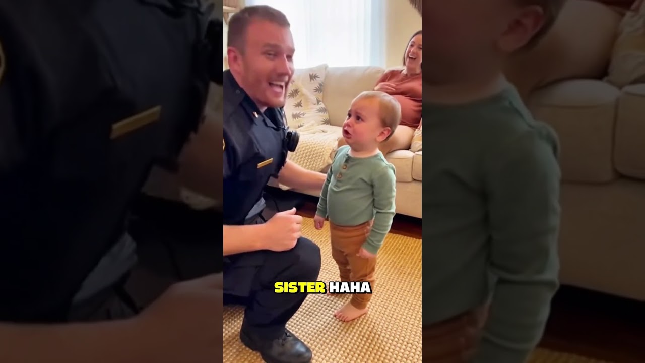When the older sibling meets their newborn baby sibling #BigSiblingMeetsBaby#SecondBaby#BabyReaction