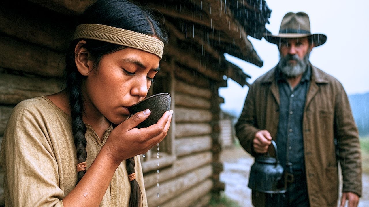 Apache Girl Was Collecting Rainwater in a Boot&mdash;The Lonely Rancher Brought a Kettle and a Fire