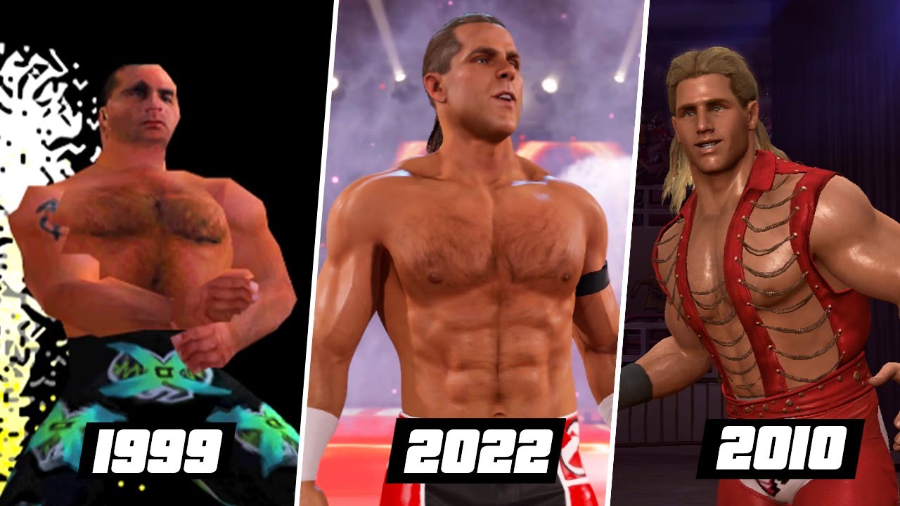 Evolution of Shawn Michaels Entrance in wwe games 1999 - 2022