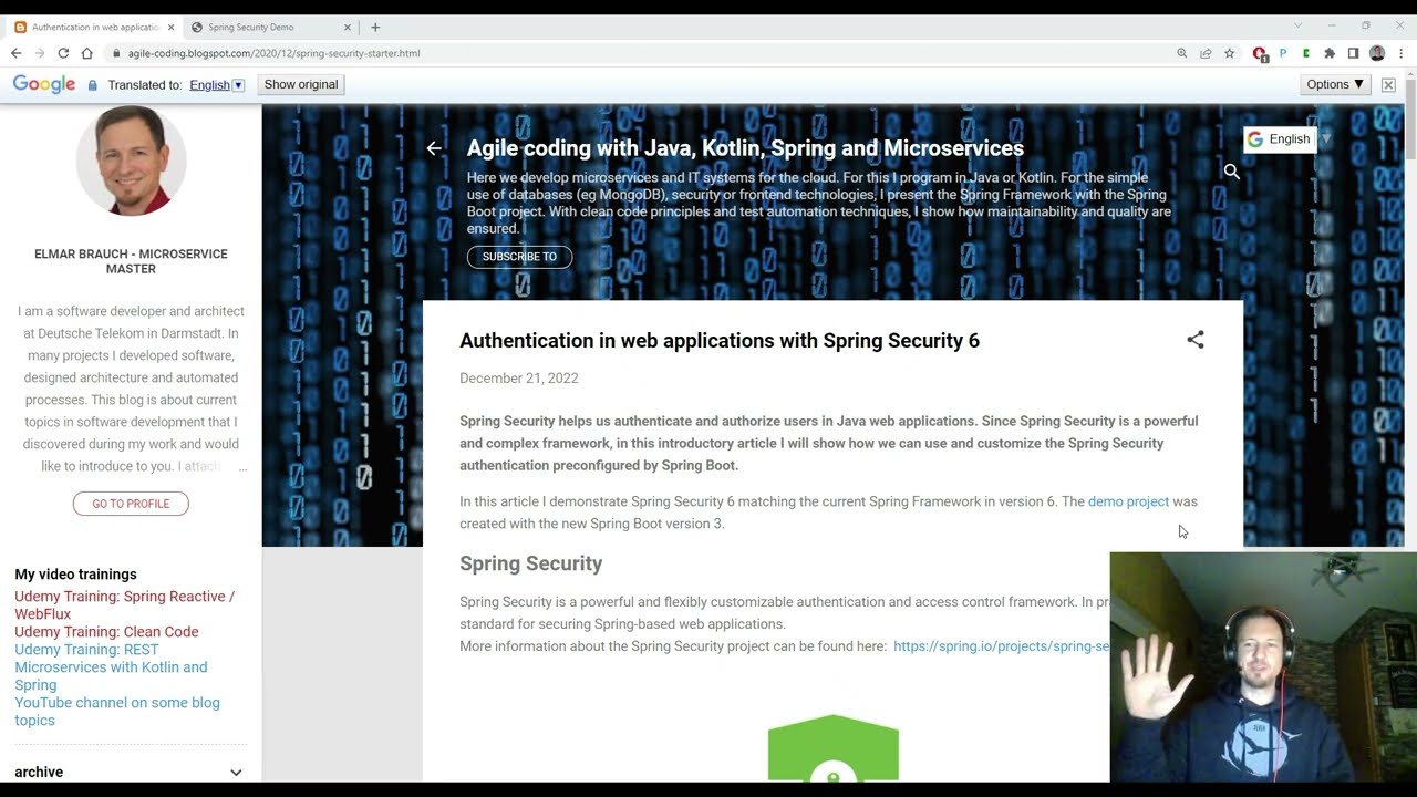 Spring Security 6 for Beginners - Secure Spring Boot 3 web application with login and logout