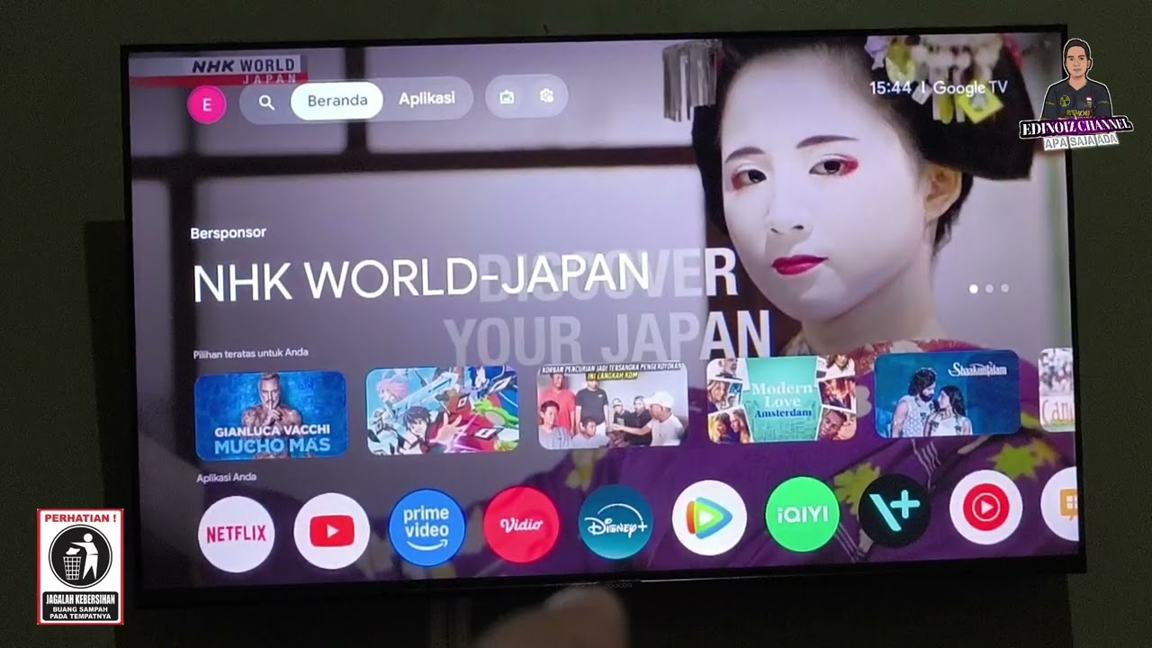 cara setting timer tidur di tv android