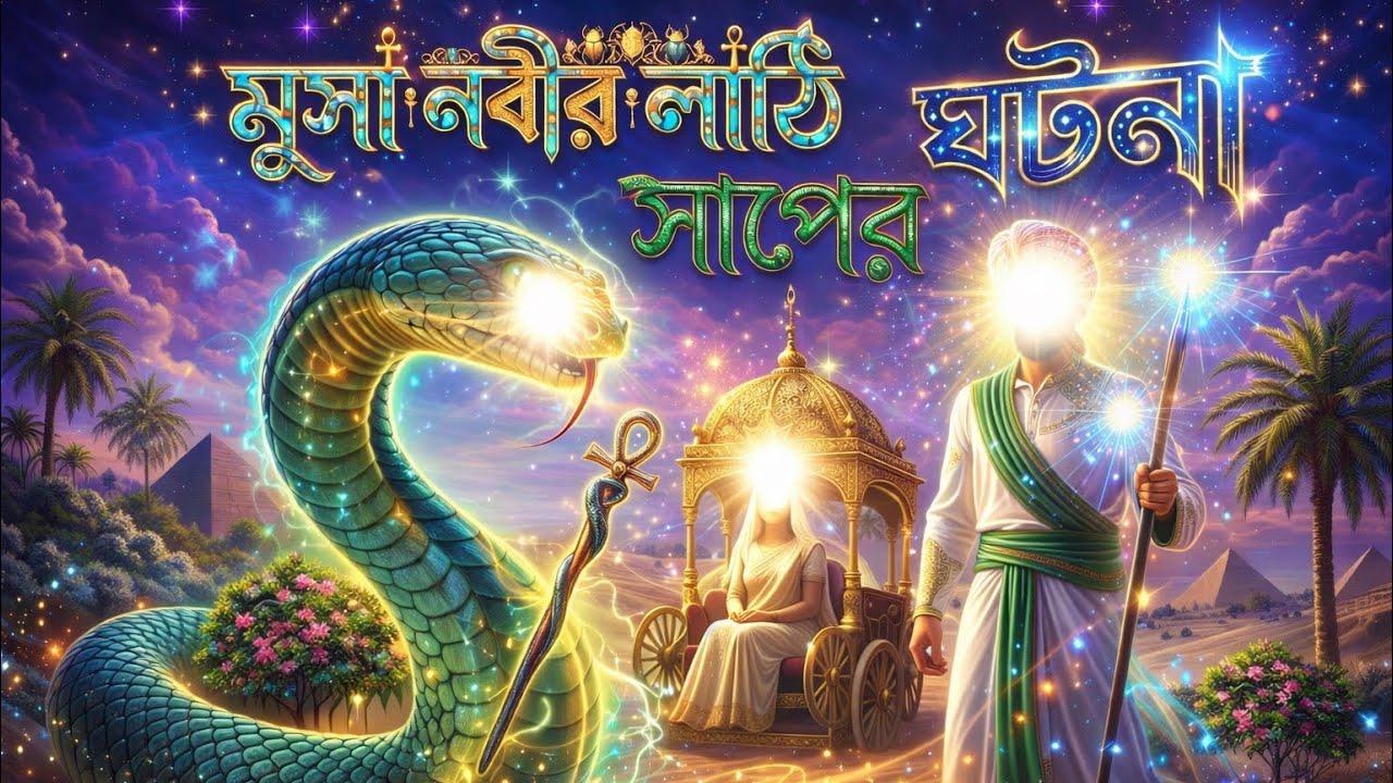 মুসা নবীর সাথে এক সাপের আশ্চর্য কাহিনী | Islamic Story | Hazrat Musa 