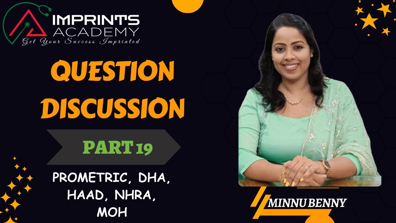 QUESTION DISCUSSION PART 19 : PROMETRIC, HAAD, DHA, NHRA