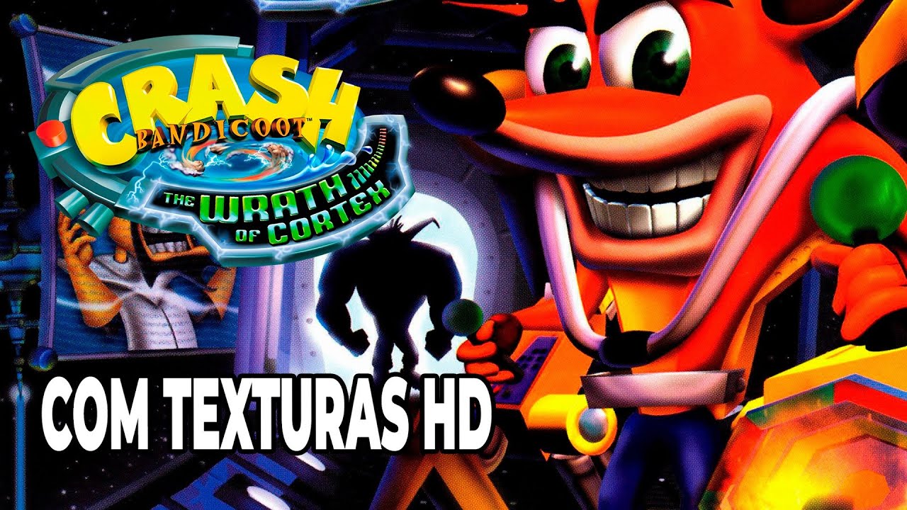 CRASH BANDICOOT THE WRATH OF CORTEX PS2 DUBLADO COM TEXTURAS HD | PCSX2 TUTORIAL COMPLETO