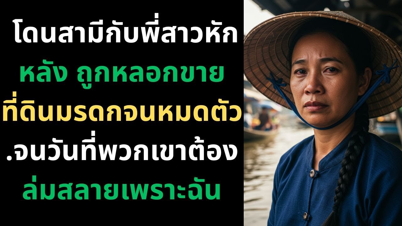 โดนสามีกับพี่สาวหักหลัง ถูกหลอกขายที่ดินมรดกจนหมดตัว .จนวันที่พวกเขาต้องล่มสลายเพราะฉัน