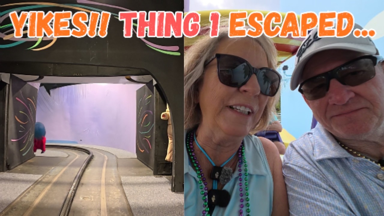 Cat in the Hat Chaos & Sky Trolley Views  #universalstudios #islandsofadventure