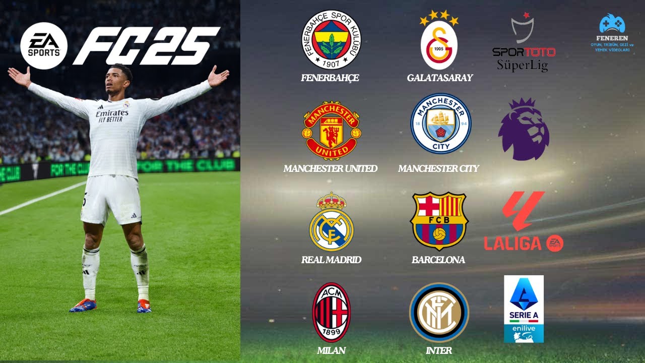 EA FC 25 Fenerbahçe-Galatasaray | Manchester United-Man. City | Real Madrid-Barcelona | Milan-Inter