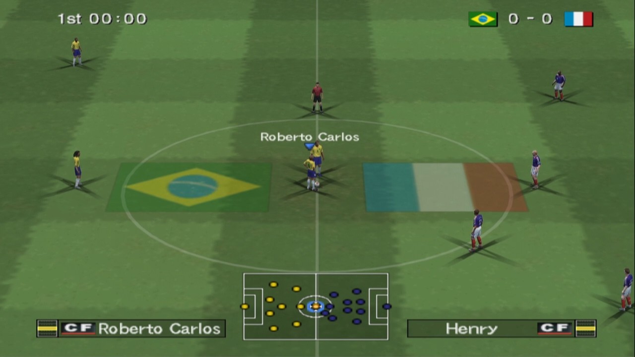 PES 6 Brazil vs France PS2