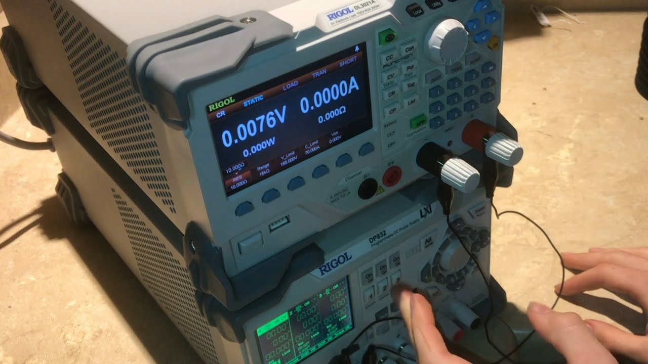 USING rigol dl3031 programmable dc electronic load (single channel)