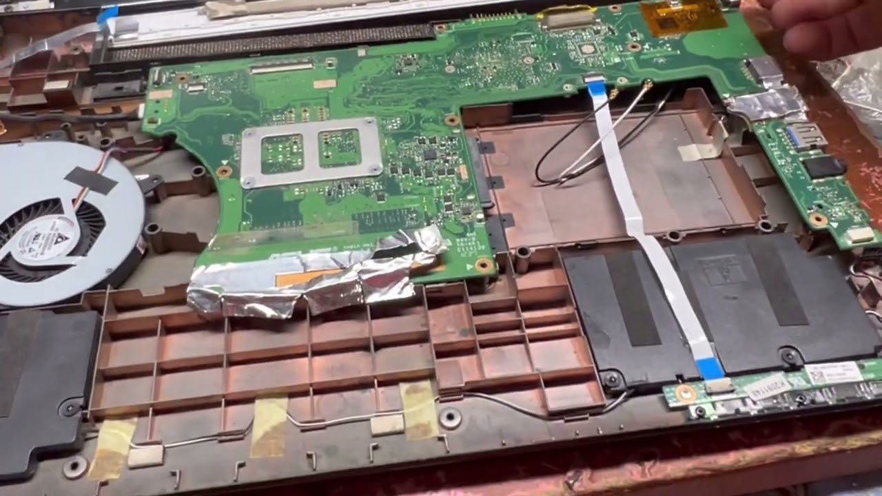 Ремонт ноутбука Asus x501a mb x401a rev:2.0 нет изображения на матрицу