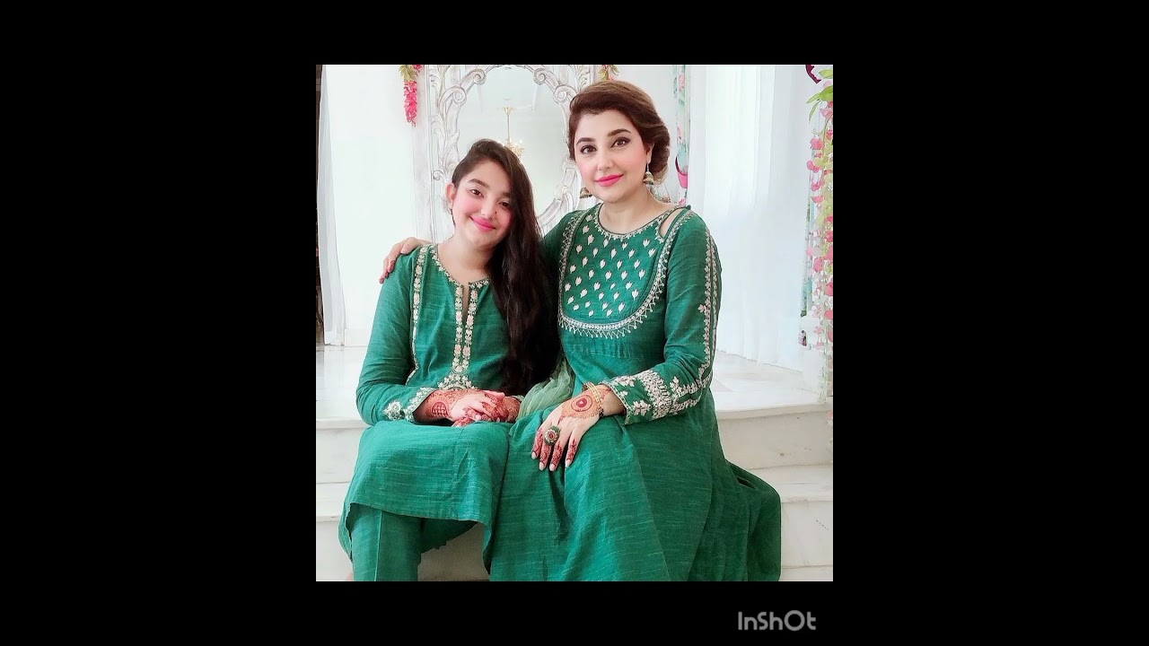 Javeria saud with her lovely daughter ❣️#matching 😍#shortsytshorts
