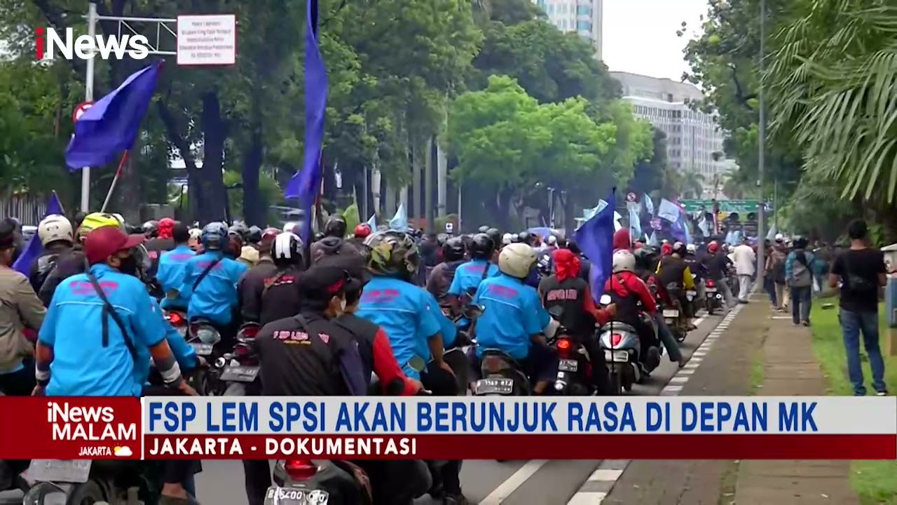 Demo Buruh Tolak Upah Murah di Sejumlah Daerah #iNewsMalam 24/11