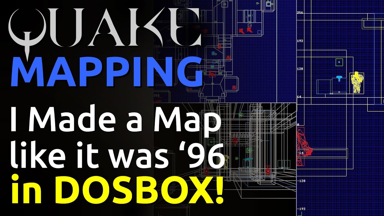 I made a Quake map in Quest like it was 1996! (using DOSBOX)