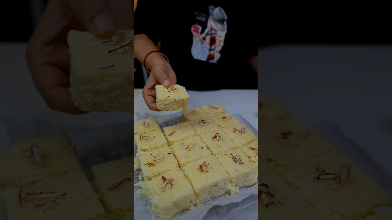 Coconut Barfi ASMR Cooking #shorts